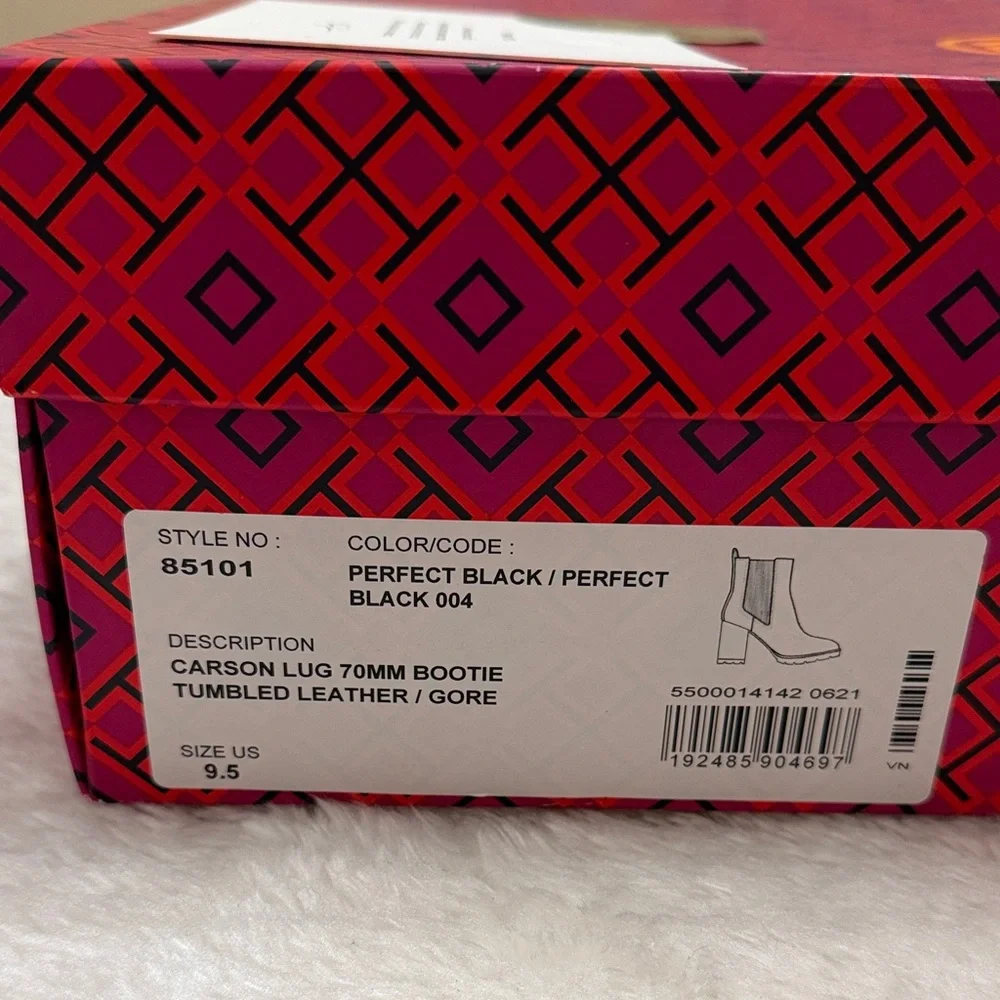 Tory Burch Carson Lug-Sole Ankle Boot